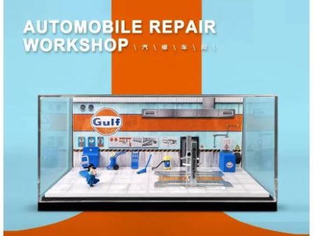 Gulf Oil Repair Shop Diorama Online Sale