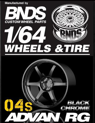 BNDS Advan RG 1 64 Wheels and Tires 9mm Supply