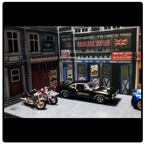 1 64 Scale British City Street Diorama Online Hot Sale