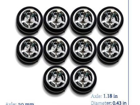 10.5mm Deep Dish Drag Style 5 Spoke Wheels Supply