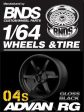 BNDS Advan RG 1 64 Wheels and Tires 9mm Supply