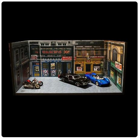 1 64 Scale British City Street Diorama Online Hot Sale