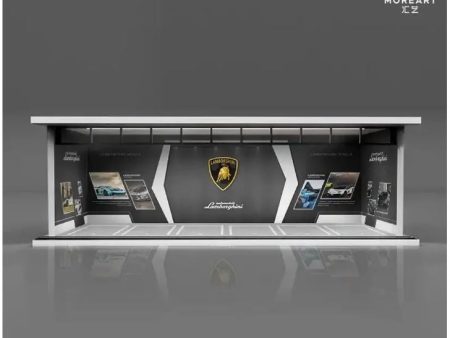 Lamborghini Lighted Parking Garage Diorama Online