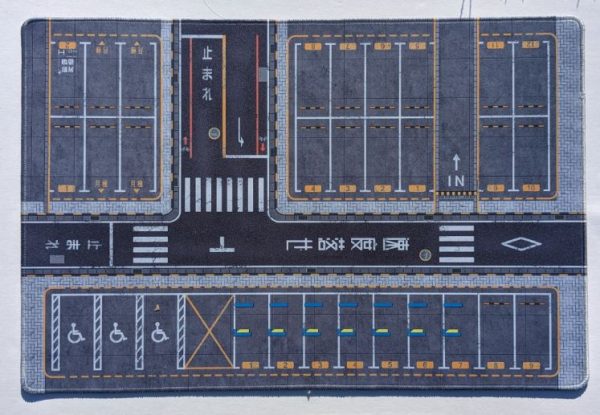 1 64 Scale Japan Intersection Parking Mat Large Online now