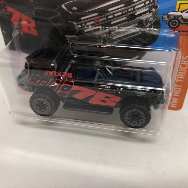 Ford Bronco R #225 * Black * 2023 Hot Wheels Short Card Case P on Sale