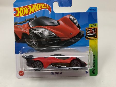 Celero GT #178 * Red * 2023 Hot Wheels Short Card Case P For Cheap