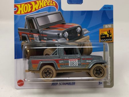 Jeep Scrambler #233 * Grey * 2023 Hot Wheels Case P on Sale