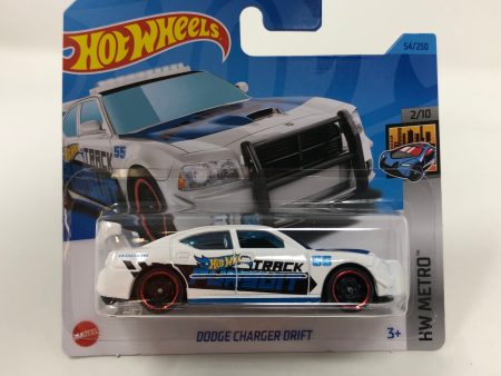 Dodge Charger Drift #54 * White * 2023 Hot Wheels Short Card Case P For Discount