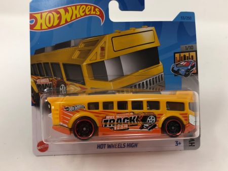 Hot Wheels High Bus #53 * Yellow * 2023 Hot Wheels Case P Online Sale