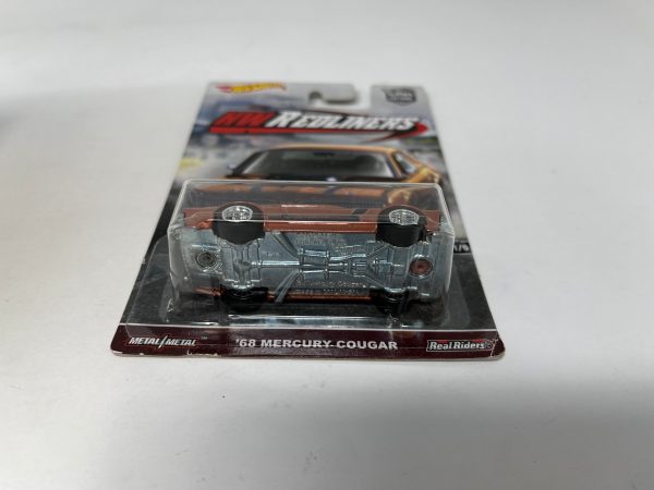 68 Mercury Cougar * Brown * Hot Wheels Car Culture Redliners For Sale