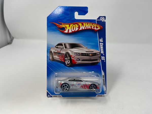 10 Camaro SS #74 * Silver * 2010 Hot Wheels For Sale