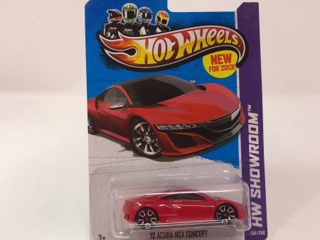 12 Acura NSX Concept #156 * RED * 2013 Hot Wheels Supply