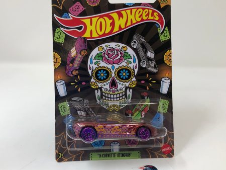 14 Corvette Stingray * 2023 Hot Wheels Halloween Día de Muertos For Discount