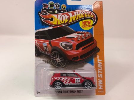 12 Mini Countryman Rally #93 * RED * 2013 Hot Wheels Supply