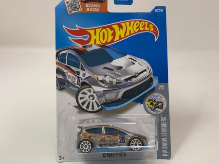 12 Ford Fiesta #157 * Zamac Walmart Only * 2016 Hot Wheels Fashion