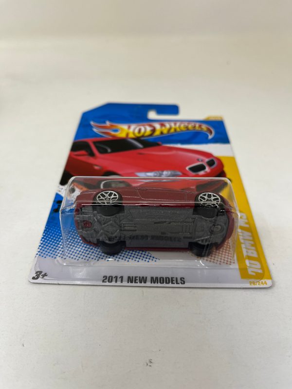 10 BMW M3 #26 * Burgundy * 2011 Hot Wheels Supply