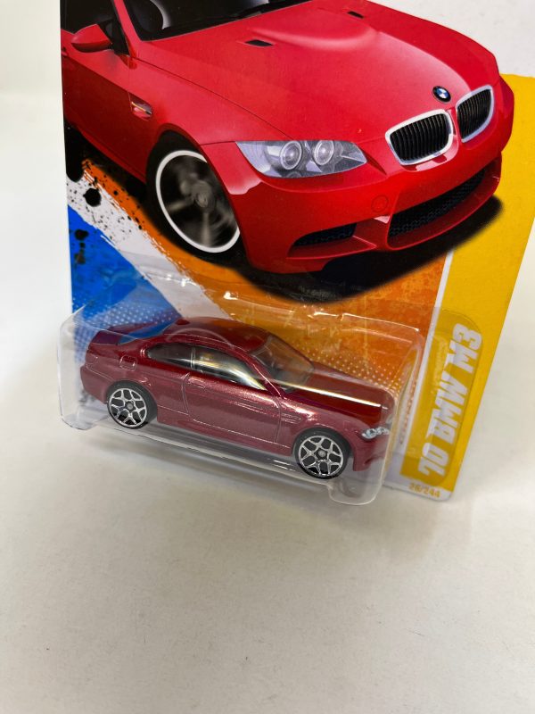 10 BMW M3 #26 * Burgundy * 2011 Hot Wheels Supply