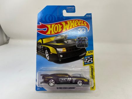 10 Pro Stock Camaro #202 Mooneyes * 2018 Hot Wheels w  Factory Holo Sticker on Sale