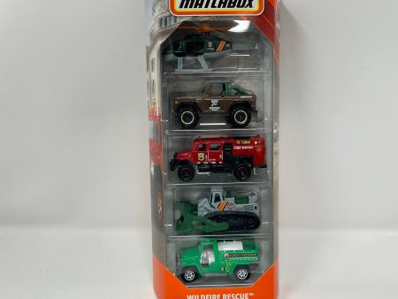 Wildfire Rescue w  Ford Bronco, Brush Fire Truck * Matchbox 5-Pack Discount