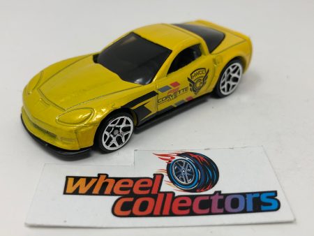 12 Corvette Z06 * Yellow * Hot Wheels Loose 1:64 Scale on Sale