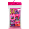 Barbie Doll Accessories With 1980s Retro Theme, Neon Styling Pieces, Stereo & Headphones Online now