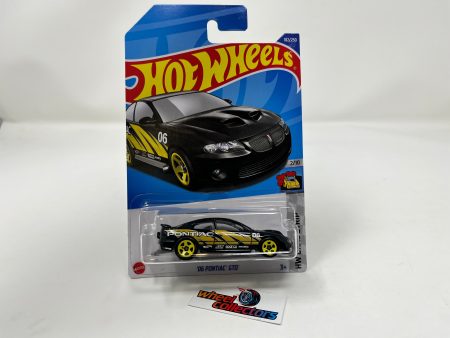 06 Pontiac GTO #182 * Black * 2022 Hot Wheels Case Q For Cheap