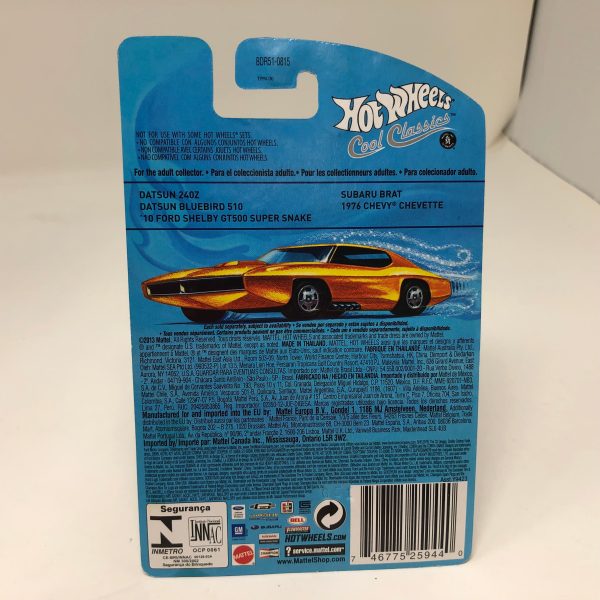 10 Ford Shelby GT500 Super Snake * Hot Wheels Cool Classics Cheap