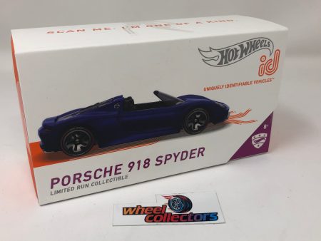 Porsche 918 Spyder * BLUE * Hot Wheels ID Car Series Limited For Sale