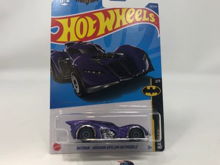 Arkham Asylum Batmobile #32 * Purple * 2022 Hot Wheels Case M Release For Discount