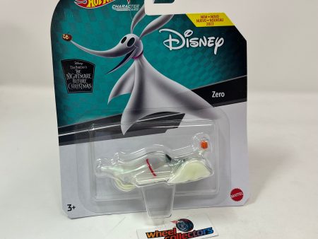 ZERO Nightmare Before Christmas * Hot Wheels Character Cars Case C Disney Hot on Sale