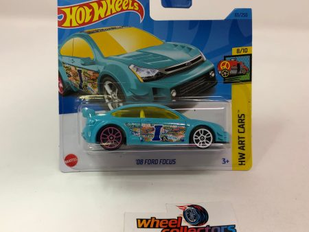 08 Ford Focus #83 * Blue * 2023 Hot Wheels Case D Short Card Online Hot Sale