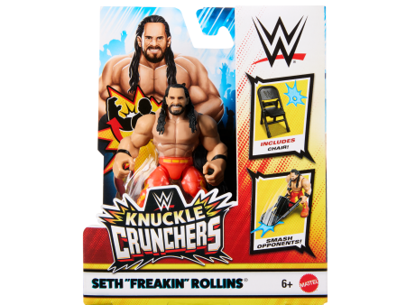 Wwe  Knuckle Crunchers  Figurine Articulée et Access.  Seth Rollins For Sale